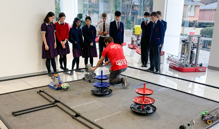 Barker college robotics centre field