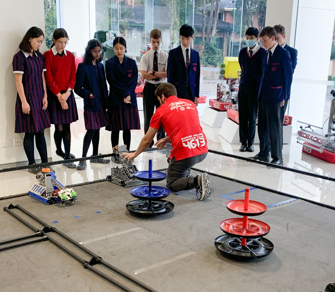 Barker college robotics centre field