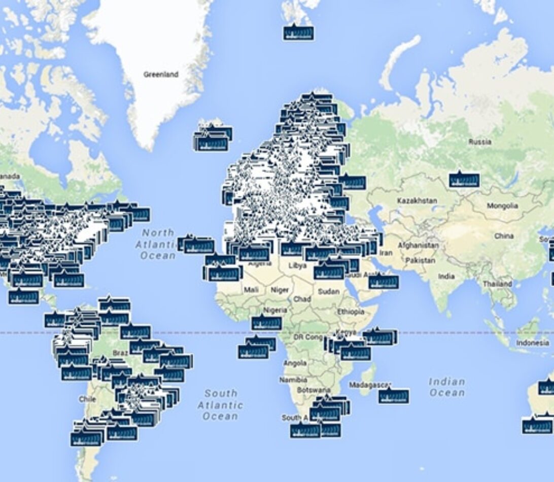 Eduroam global map April 2016